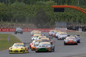 First-ever race at Highlands with the exotic Australian GT field in action